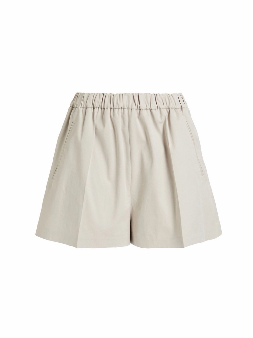 Magda Butrym gathered cotton blend gabardine shorts